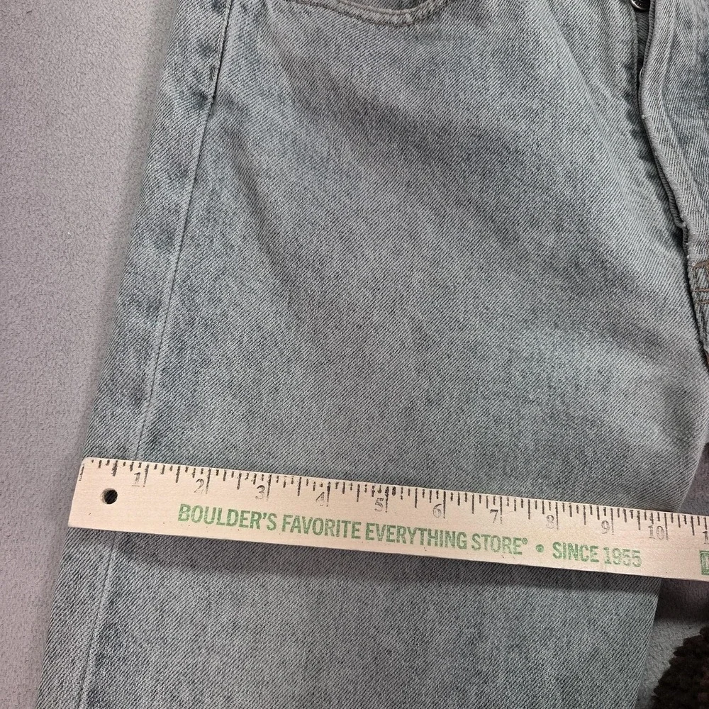 Vintage Levis 501 Jeans Mens Gray Wash Made USA‎ Button Stained 90s Fits 29x29